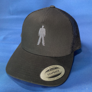 Retro Black Trucker - With Logo